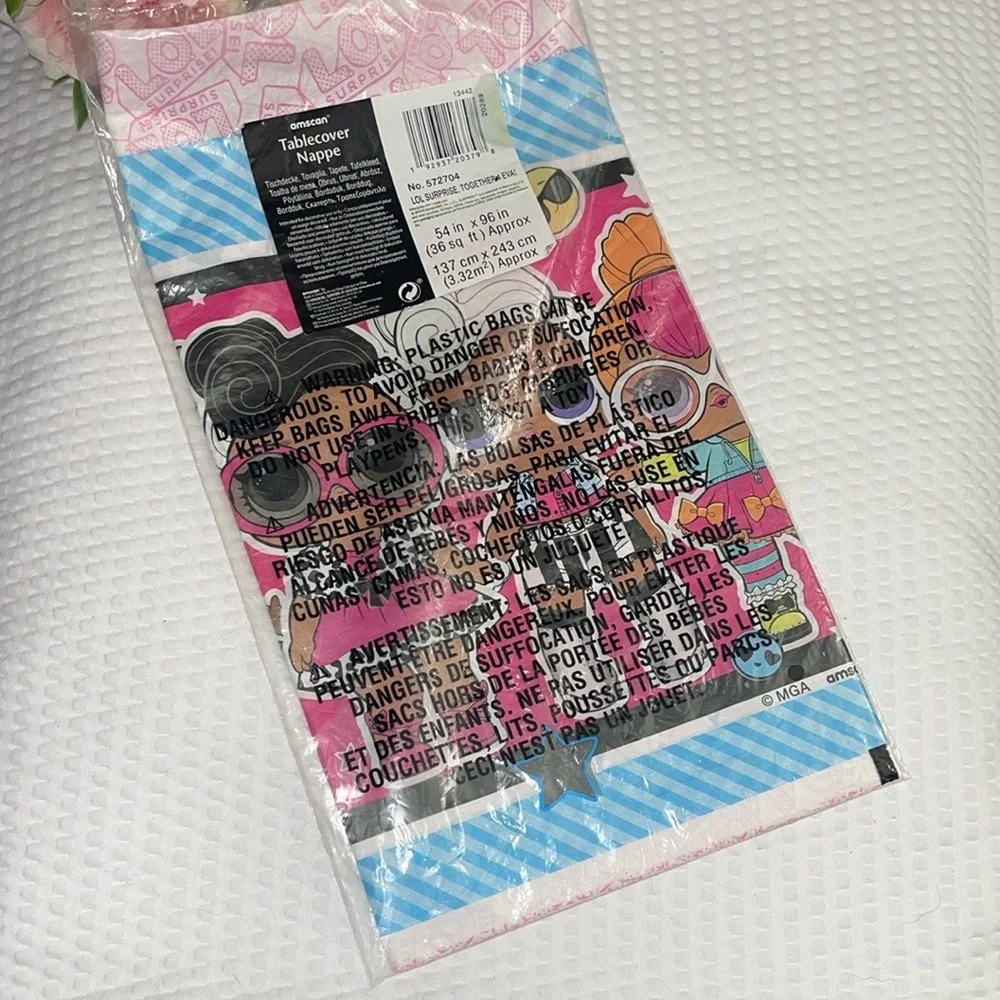 LOL Surprise Pink Tablecloth